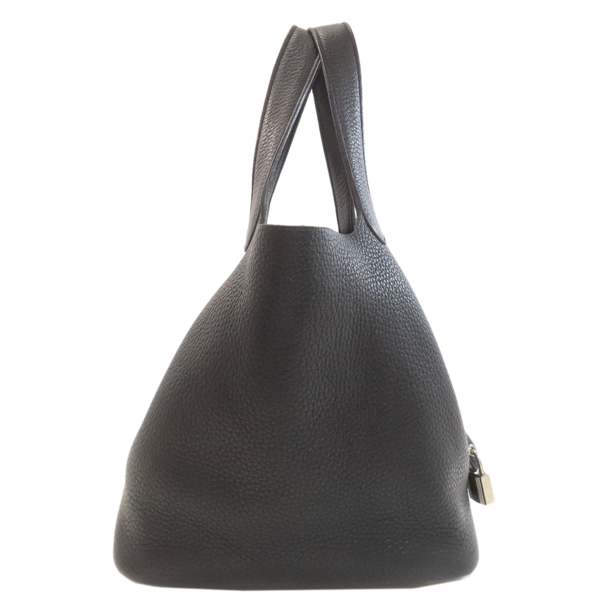 HERMES Picotin Lock MM SilverHardware Handbag Taurillon Clemence Ladies [Used]