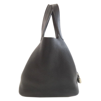 HERMES Picotin Lock MM SilverHardware Handbag Taurillon Clemence Ladies [Used]