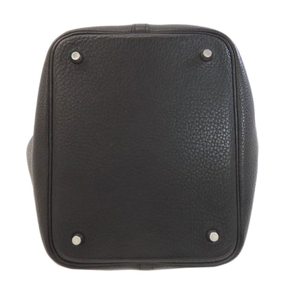 HERMES Picotin Lock MM SilverHardware Handbag Taurillon Clemence Ladies [Used]