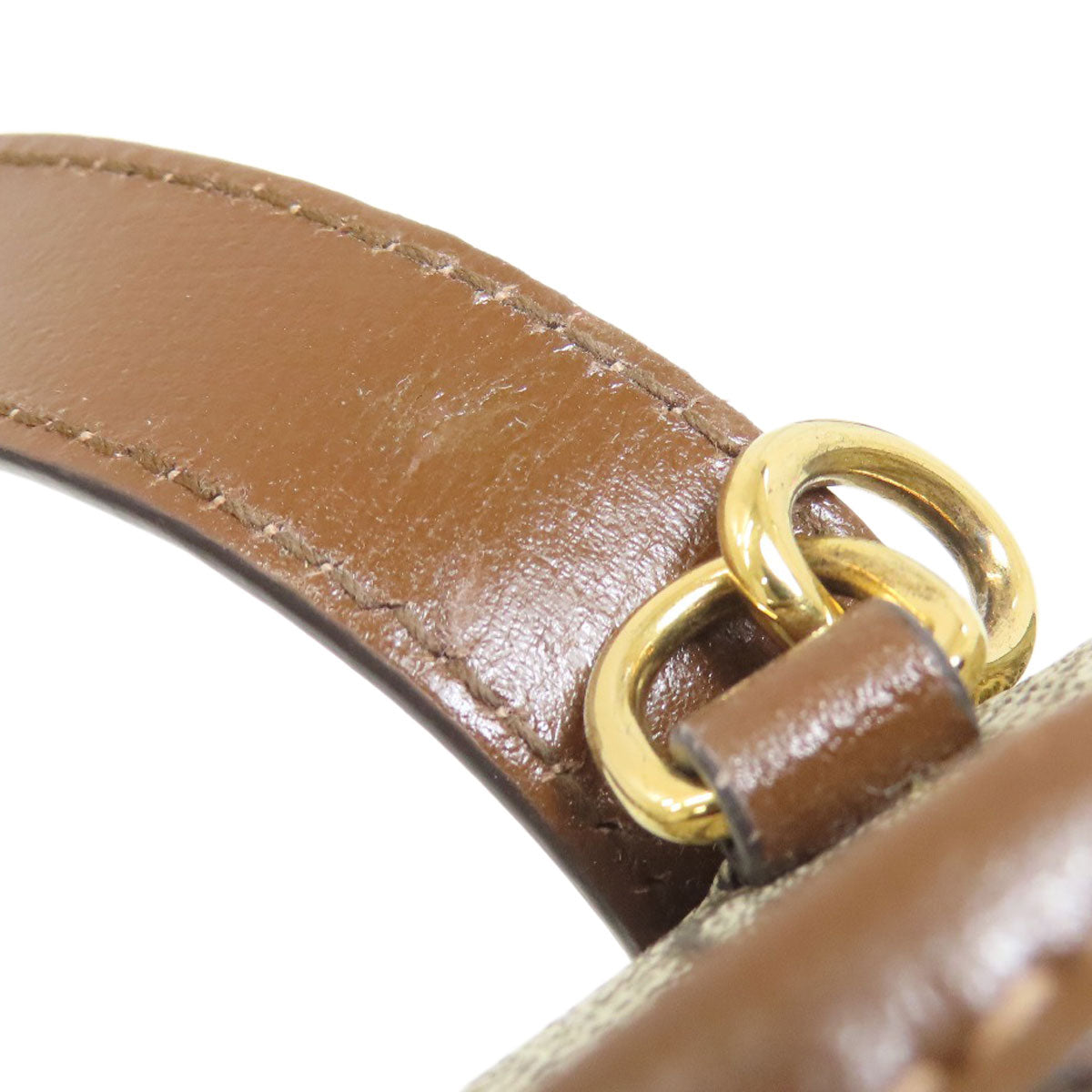 GUCCI 645453 Horsebit 1955 GG Supreme 2-Way Handbag PVC LeatherLadies [Used]