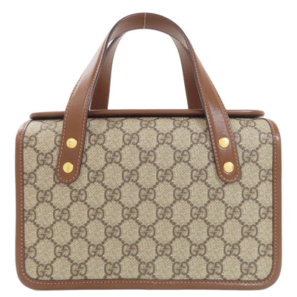 GUCCI 645453 Horsebit 1955 GG Supreme 2-Way Handbag PVC LeatherLadies [Used]