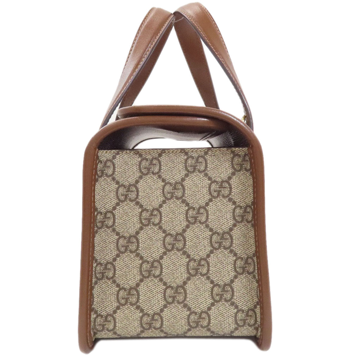 GUCCI 645453 Horsebit 1955 GG Supreme 2-Way Handbag PVC LeatherLadies [Used]