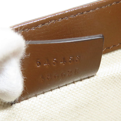 GUCCI 645453 Horsebit 1955 GG Supreme 2-Way Handbag PVC LeatherLadies [Used]