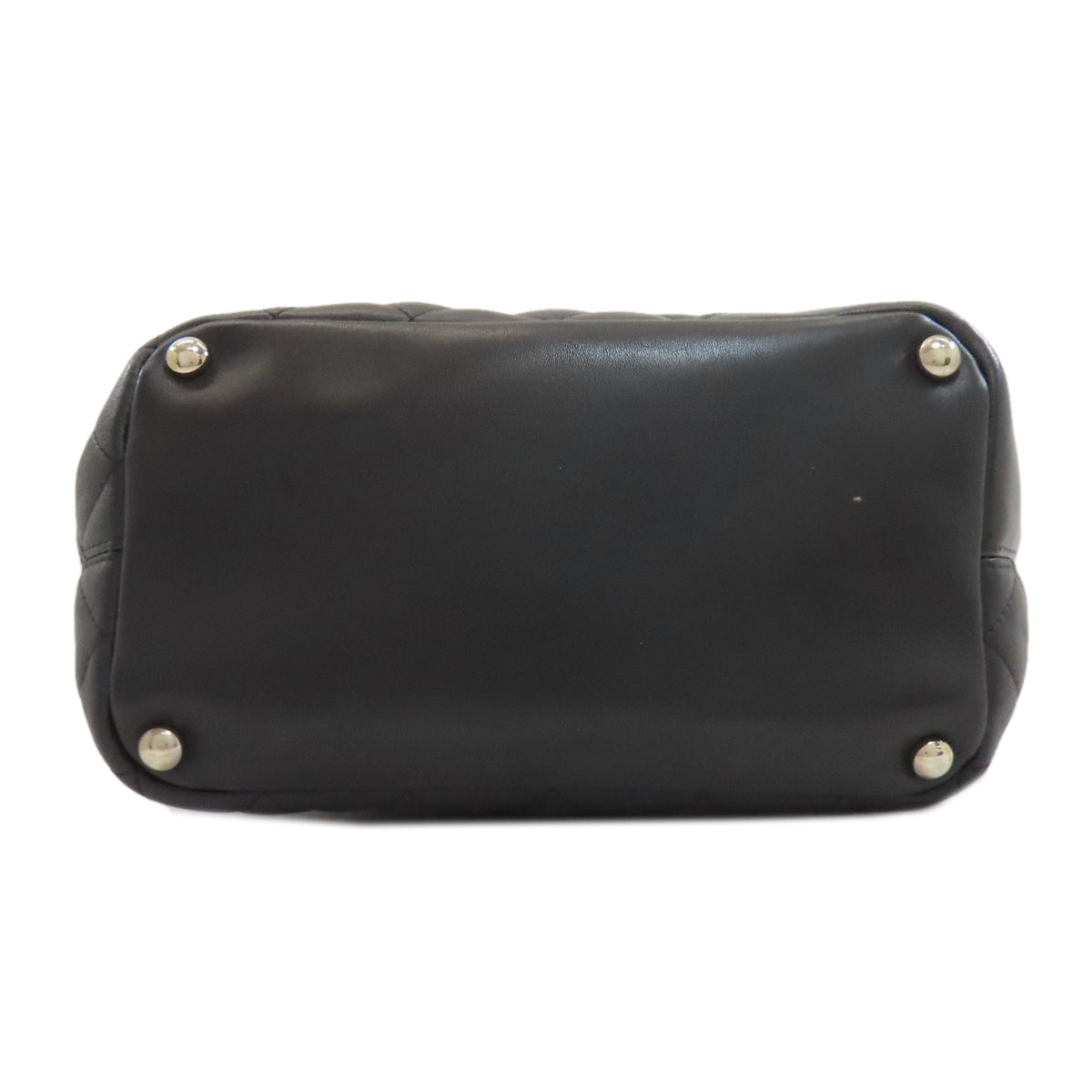 CHANEL CAMBON LINE SilverHardware Handbag Calf Ladies [Used]