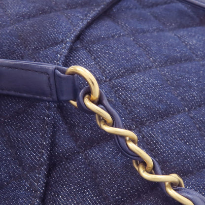 CHANEL Matelasse COCO Mark GoldHardware Backpack Â· Daypack Denim Ladies [Used]