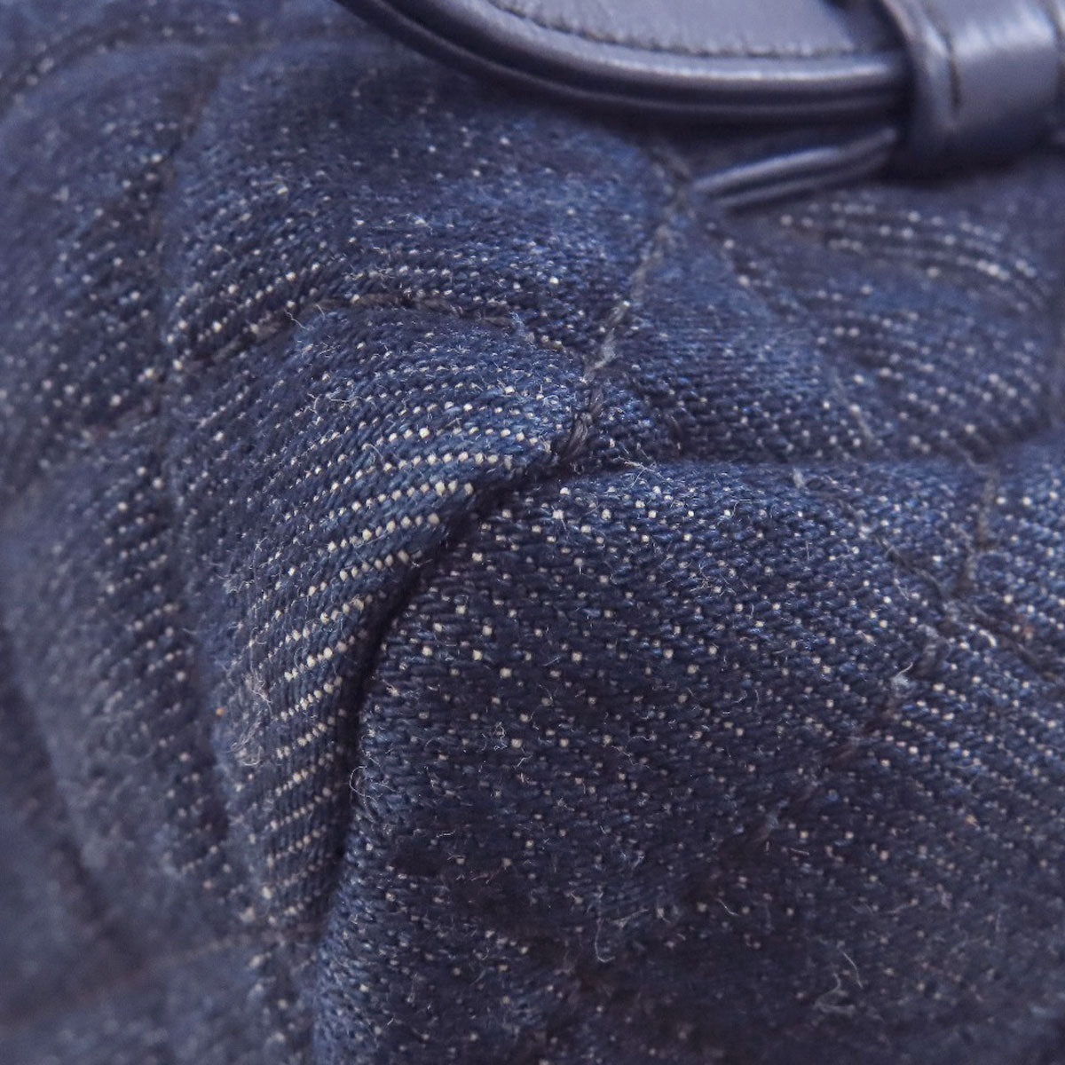 CHANEL Matelasse COCO Mark GoldHardware Backpack Â· Daypack Denim Ladies [Used]