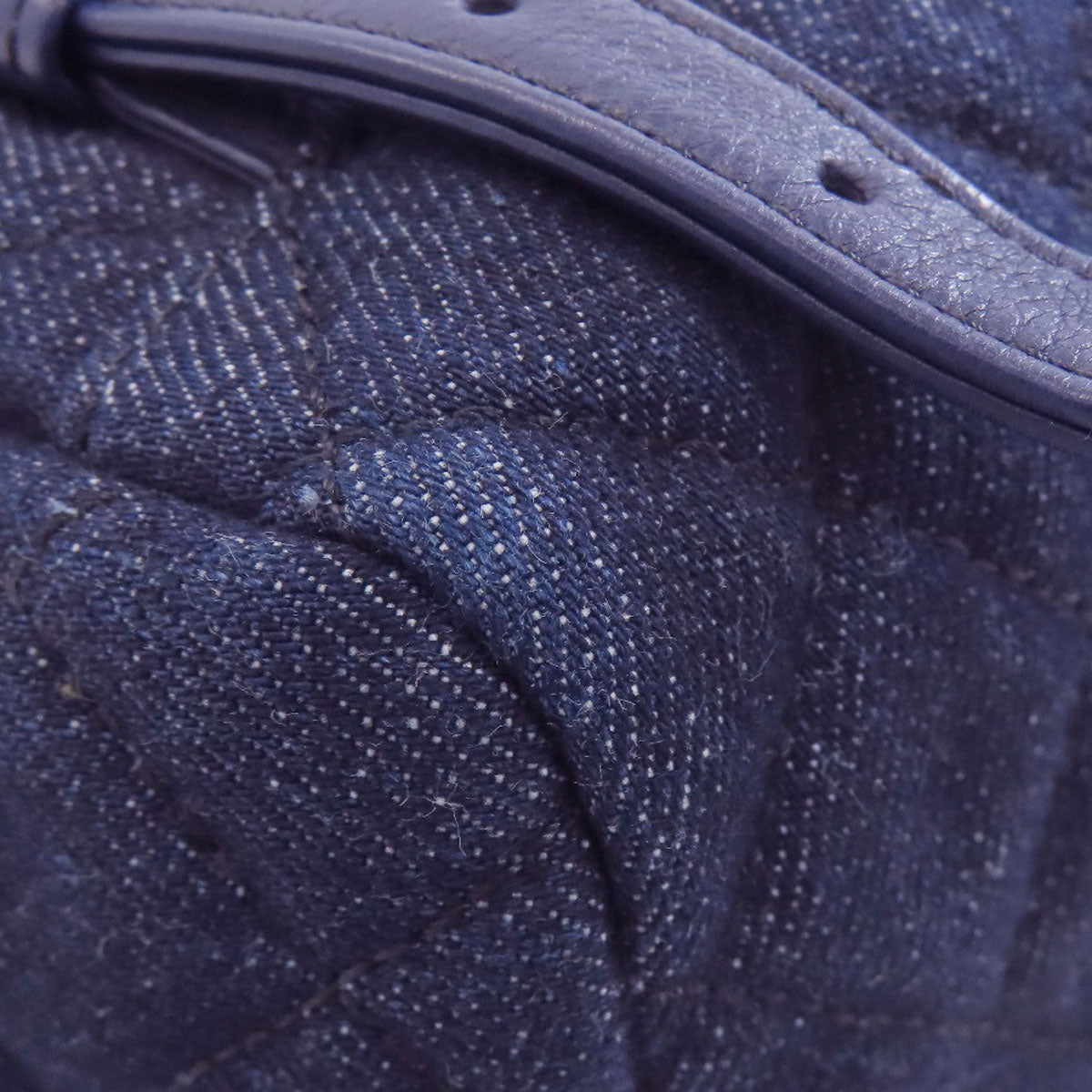 CHANEL Matelasse COCO Mark GoldHardware Backpack Â· Daypack Denim Ladies [Used]