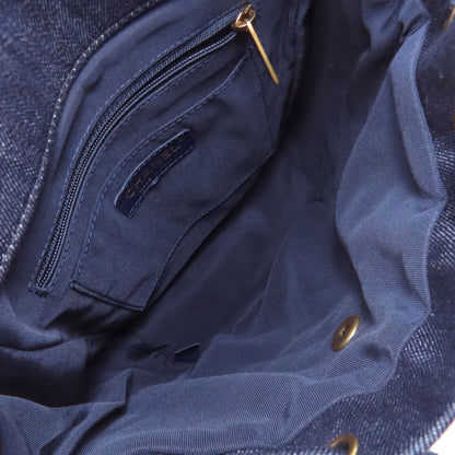 CHANEL Matelasse COCO Mark GoldHardware Backpack Â· Daypack Denim Ladies [Used]