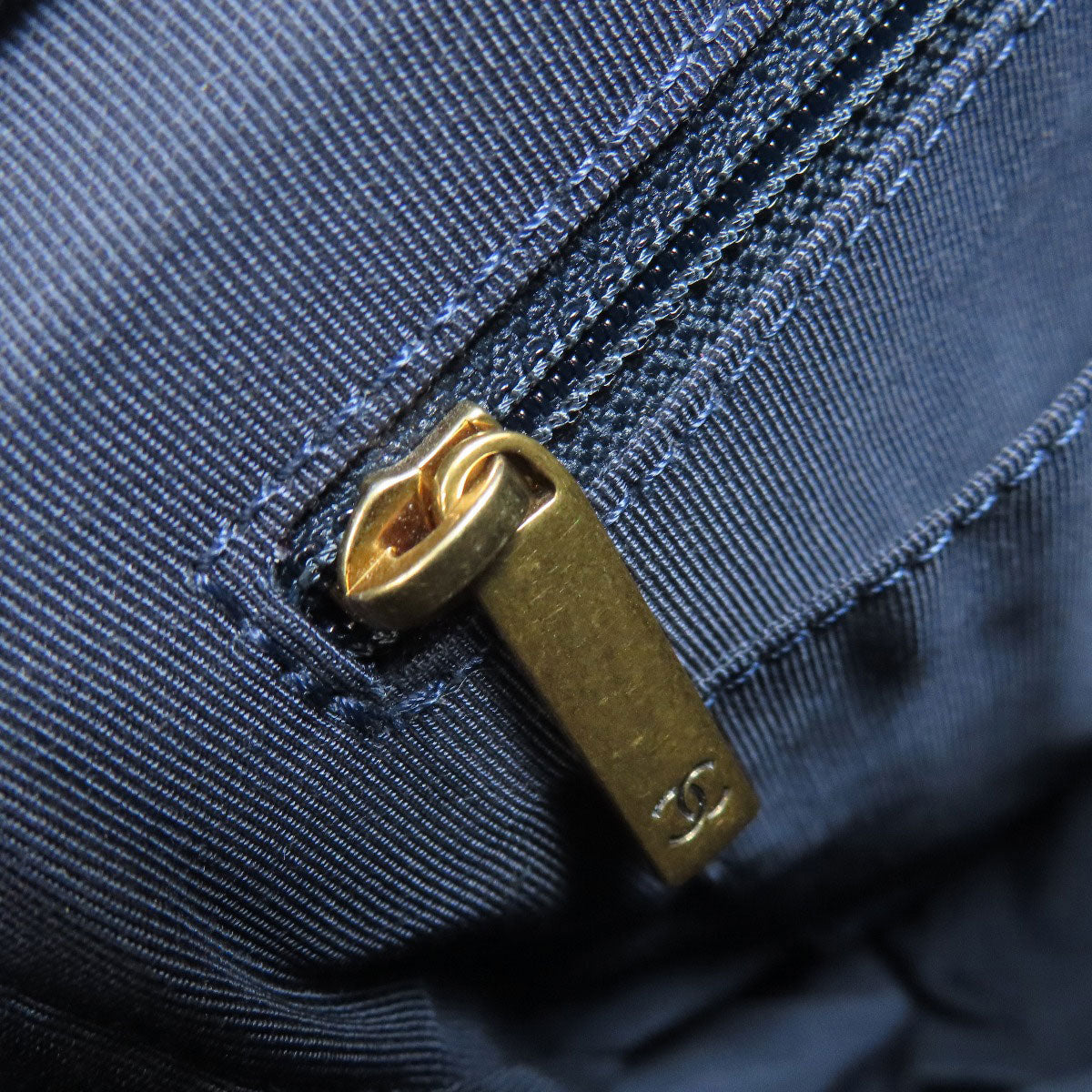 CHANEL Matelasse COCO Mark GoldHardware Backpack Â· Daypack Denim Ladies [Used]