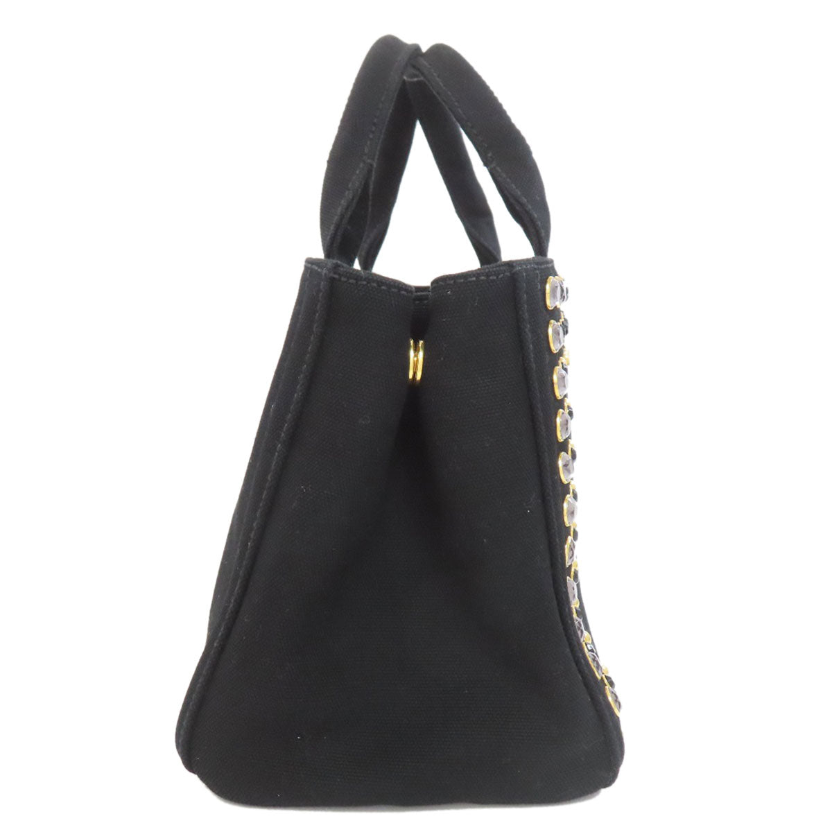 PRADA Canapa mini 2 WAY Handbag Canvas Ladies [Used]