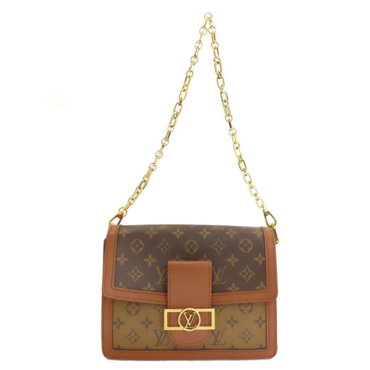 LOUIS VUITTON M45958 Dauphine MM Handbag Monogram canvas Ladies [Used]