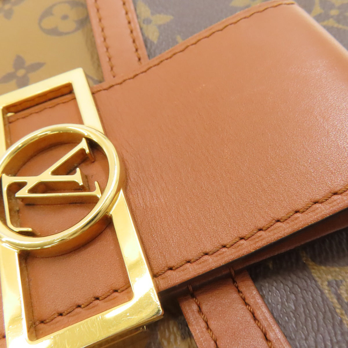 LOUIS VUITTON M45958 Dauphine MM Handbag Monogram canvas Ladies [Used]