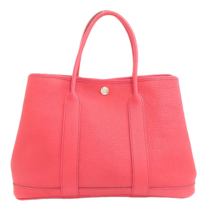 HERMES Garden Party TPM SilverHardware Handbag Togo Ladies [Used]