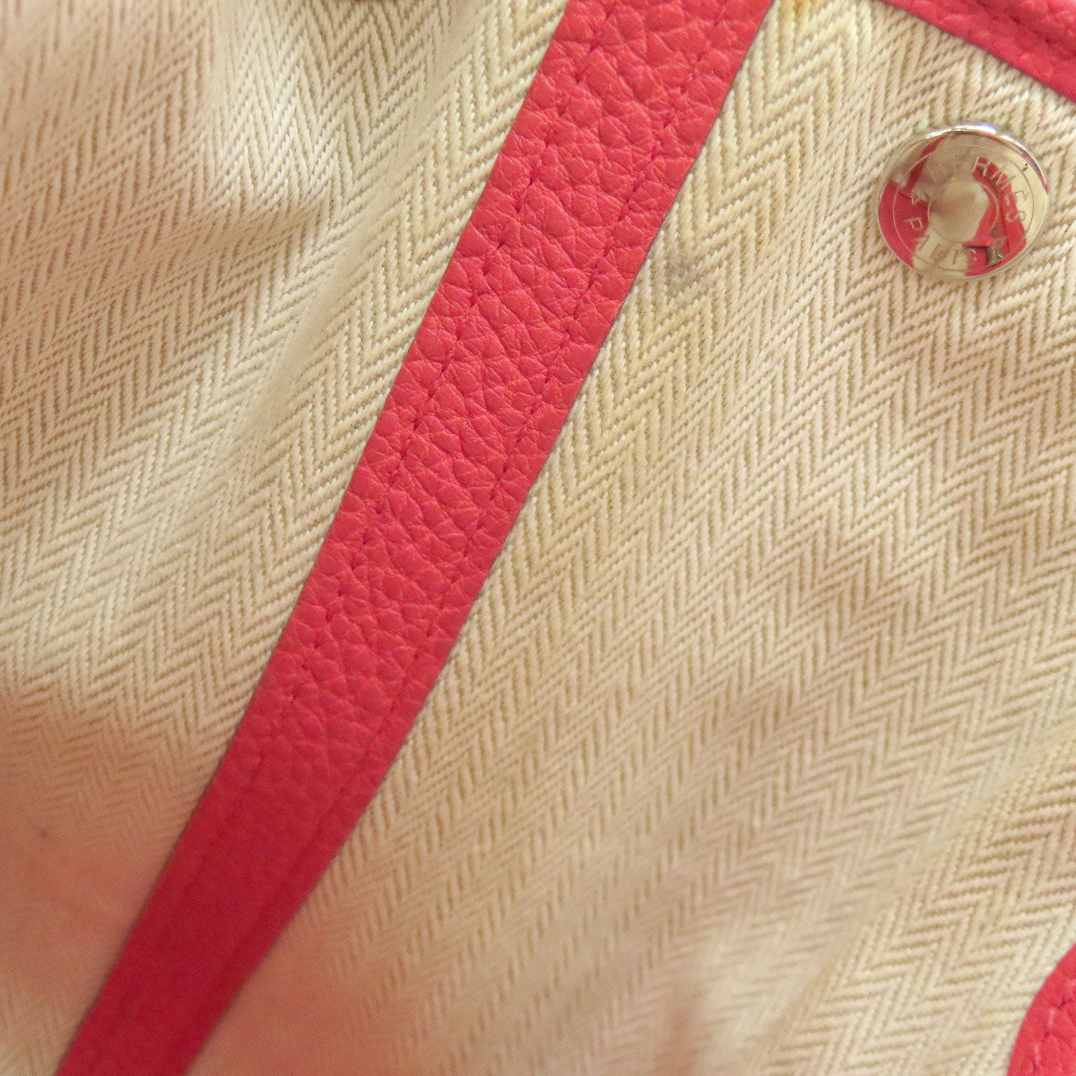 HERMES Garden Party TPM SilverHardware Handbag Togo Ladies [Used]