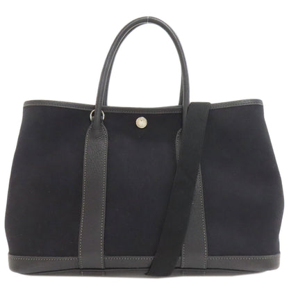 HERMES Garden Party TPM SilverHardware Handbag Towar Officche Ladies [Used]