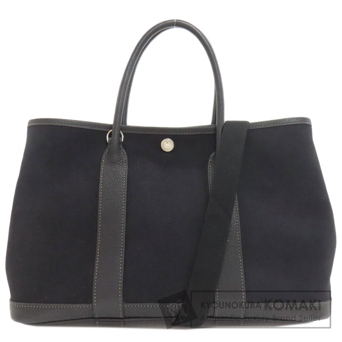 HERMES Garden Party TPM SilverHardware Handbag Towar Officche Ladies [Used]