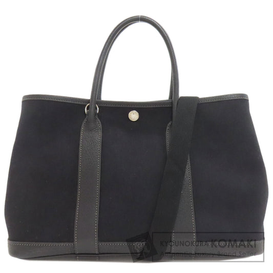 HERMES Garden Party TPM SilverHardware Handbag Towar Officche Ladies [Used]