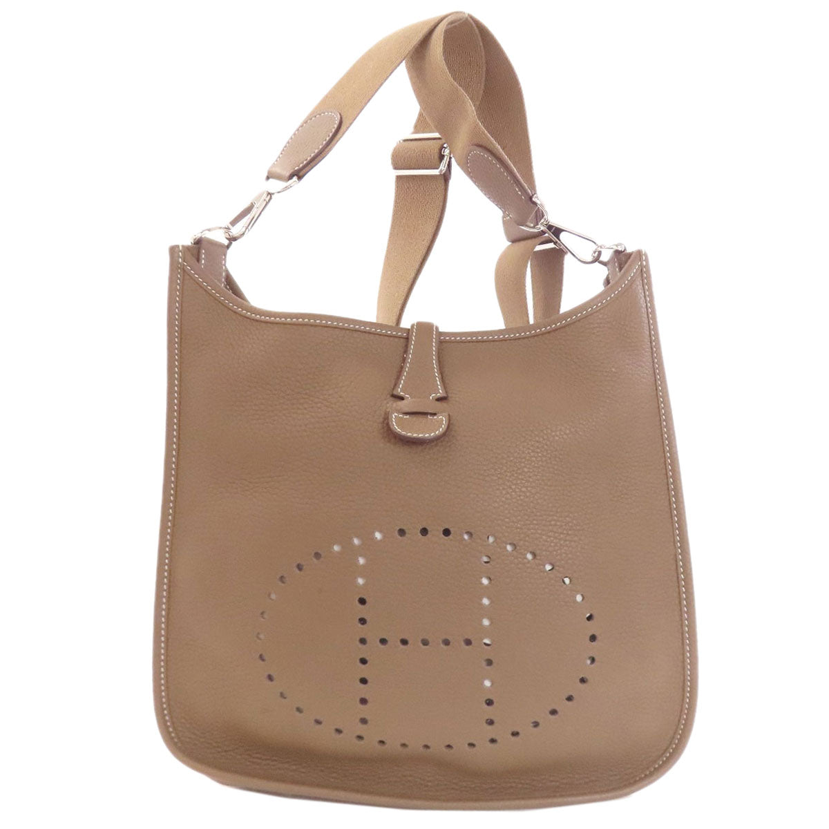 HERMES Evelyne3 PM Etop SilverHardware Shoulder Bag Taurillon Clemence Ladies [Used]