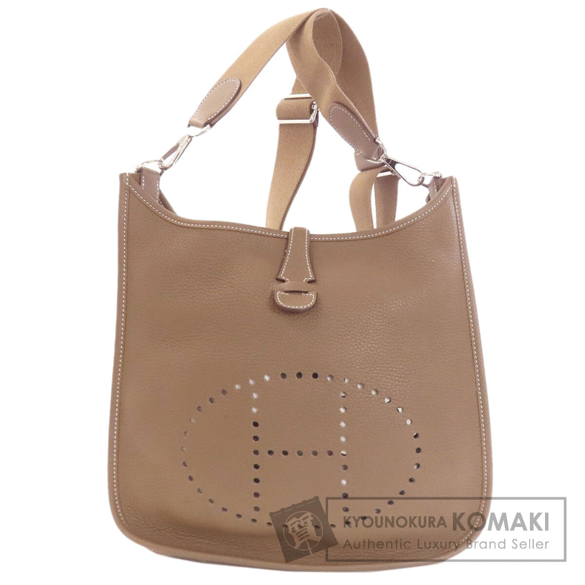 HERMES Evelyne3 PM Etop SilverHardware Shoulder Bag Taurillon Clemence Ladies [Used]