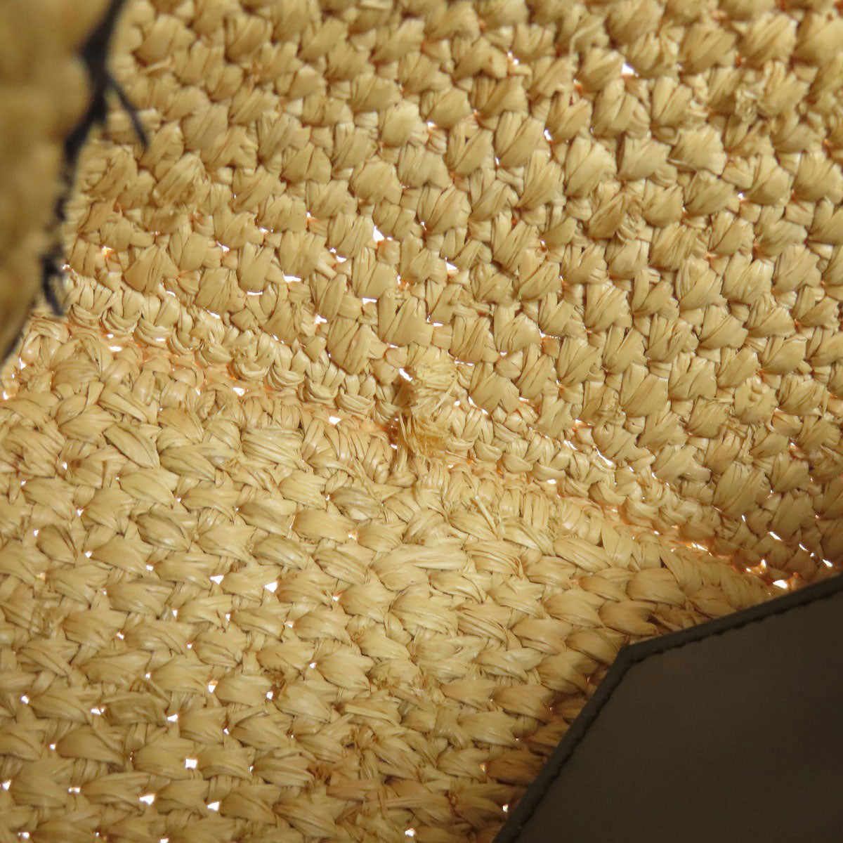 LOEWE Font Tote 2WAY Handbag Raffia Ladies [Used]