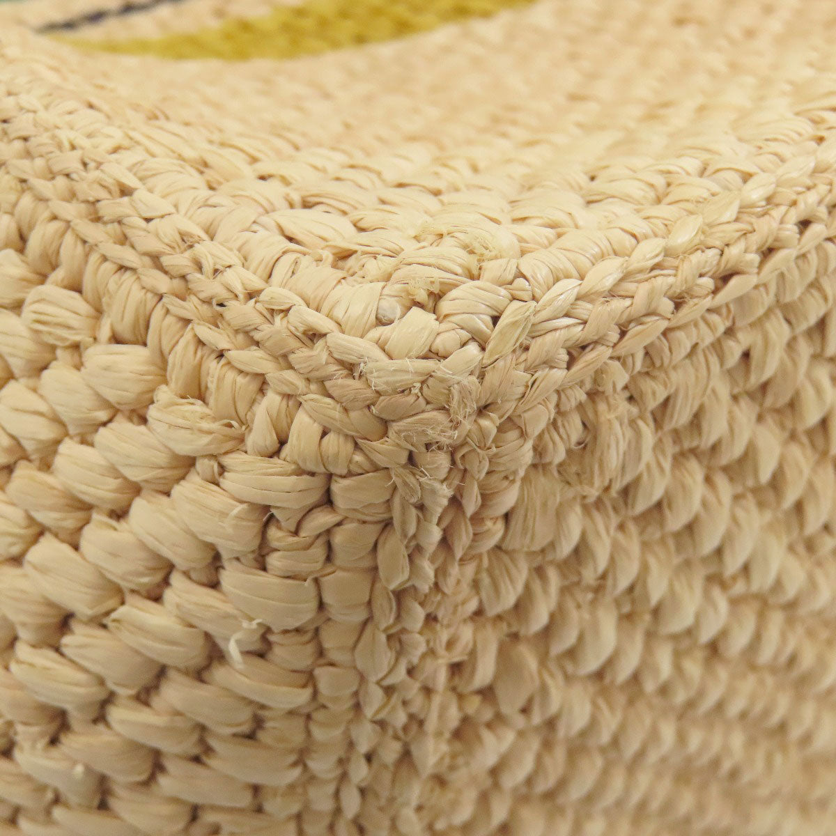 LOEWE Font Tote 2WAY Handbag Raffia Ladies [Used]