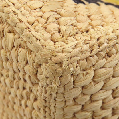 LOEWE Font Tote 2WAY Handbag Raffia Ladies [Used]