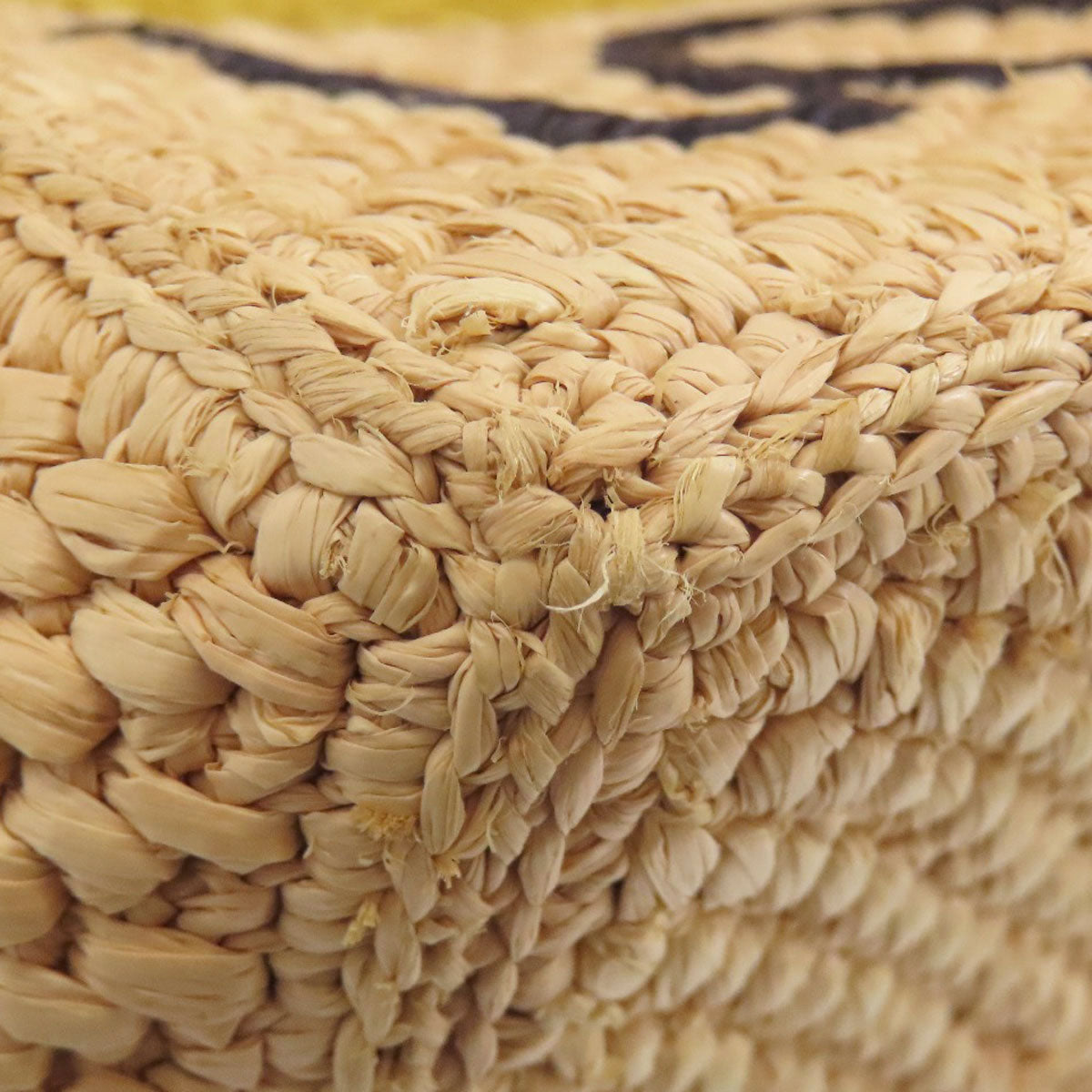 LOEWE Font Tote 2WAY Handbag Raffia Ladies [Used]