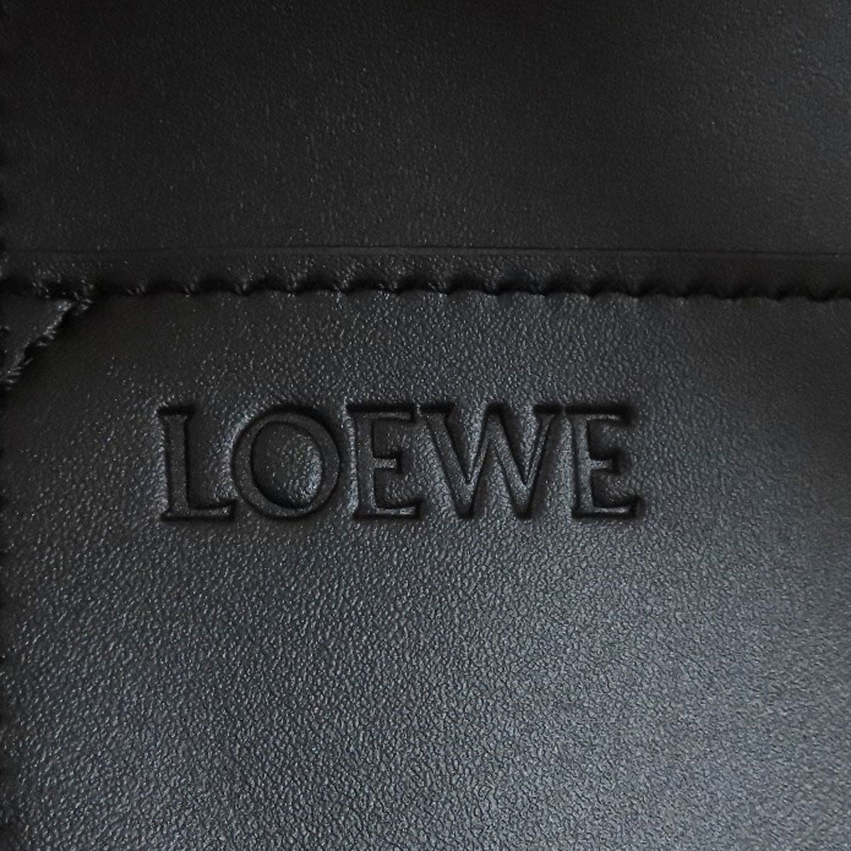 LOEWE Font Tote 2WAY Handbag Raffia Ladies [Used]