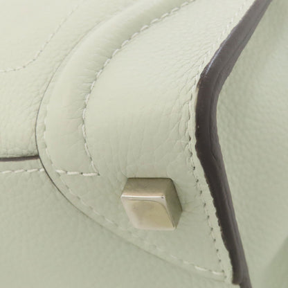 CELINE Luggage micro Handbag Calf Ladies [Used]