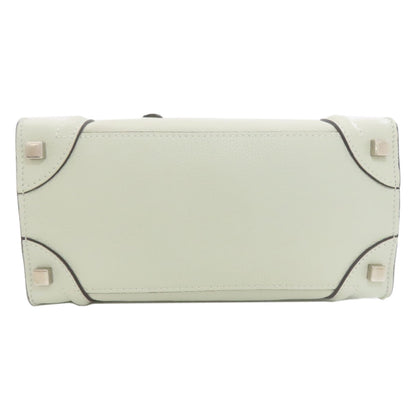 CELINE Luggage micro Handbag Calf Ladies [Used]