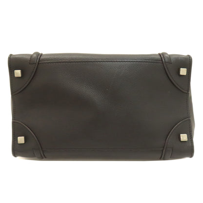 CELINE Luggage mini Handbag Calf Ladies [Used]