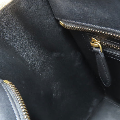 CELINE Luggage micro Handbag Canvas Ladies [Used]