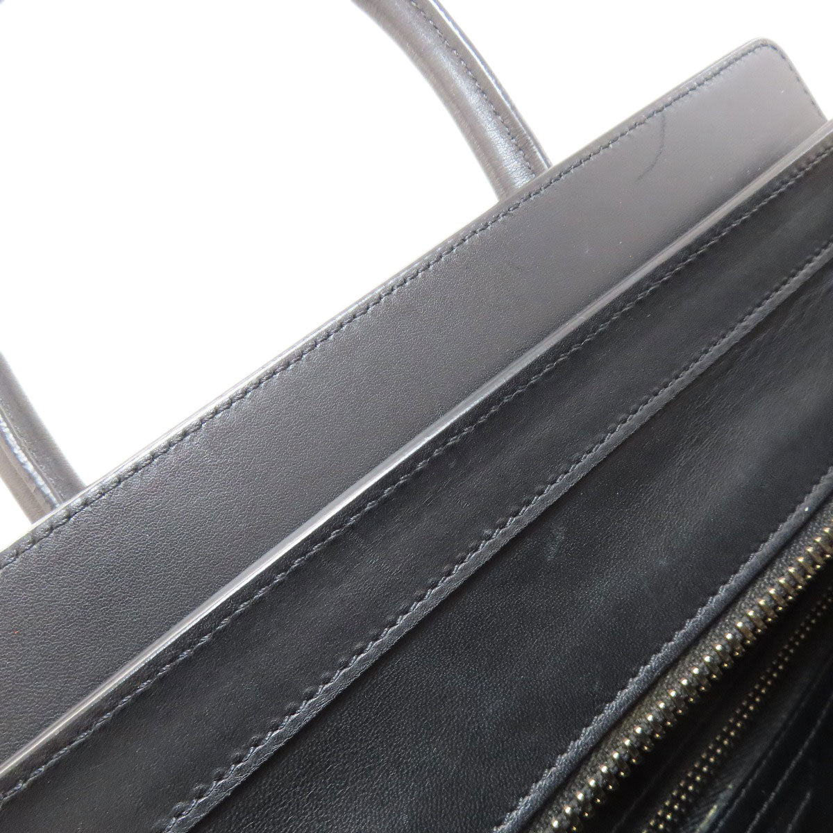 CELINE Luggage micro Handbag Canvas Ladies [Used]