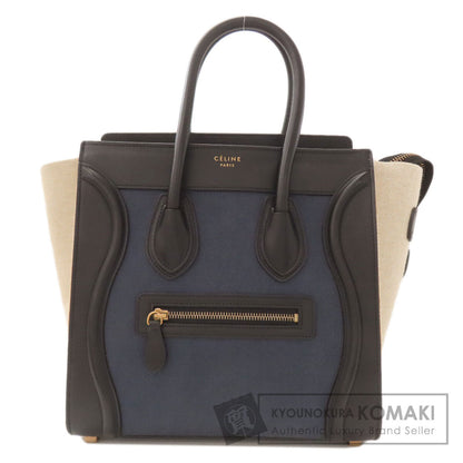 CELINE Luggage micro Handbag Canvas Ladies [Used]