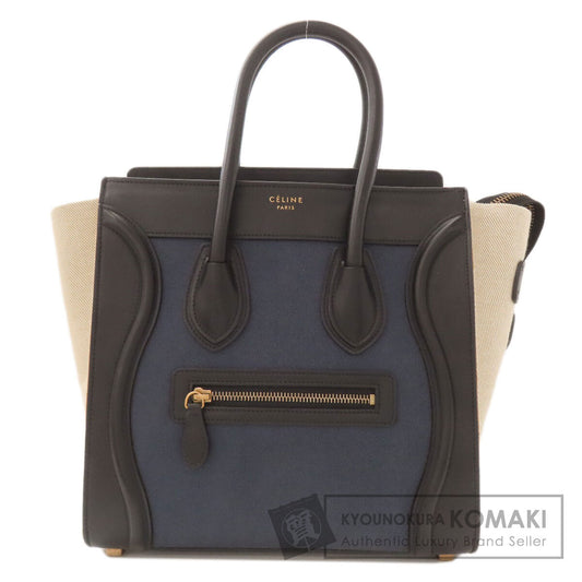 CELINE Luggage micro Handbag Canvas Ladies [Used]