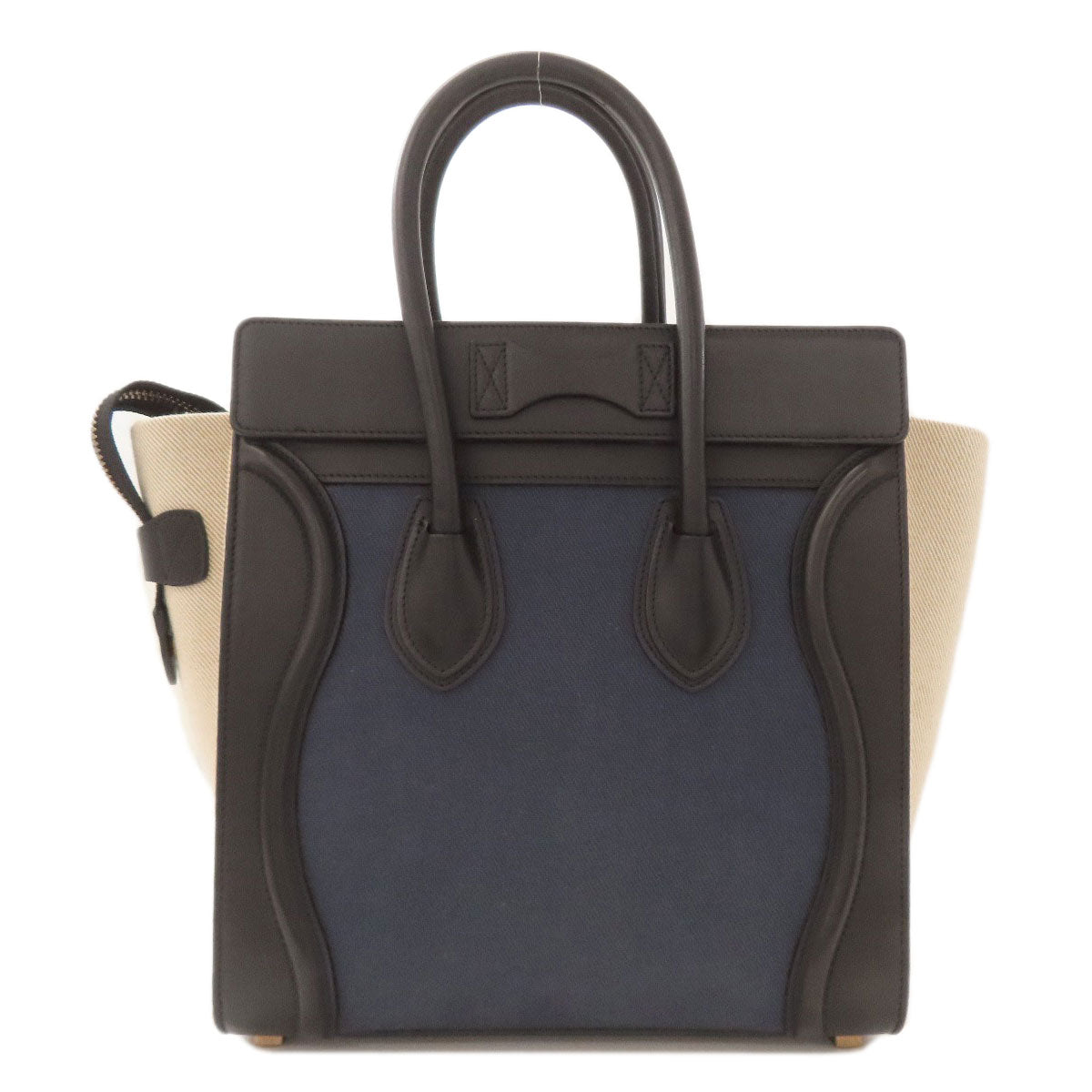 CELINE Luggage micro Handbag Canvas Ladies [Used]