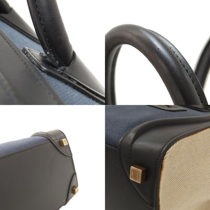 CELINE Luggage micro Handbag Canvas Ladies [Used]
