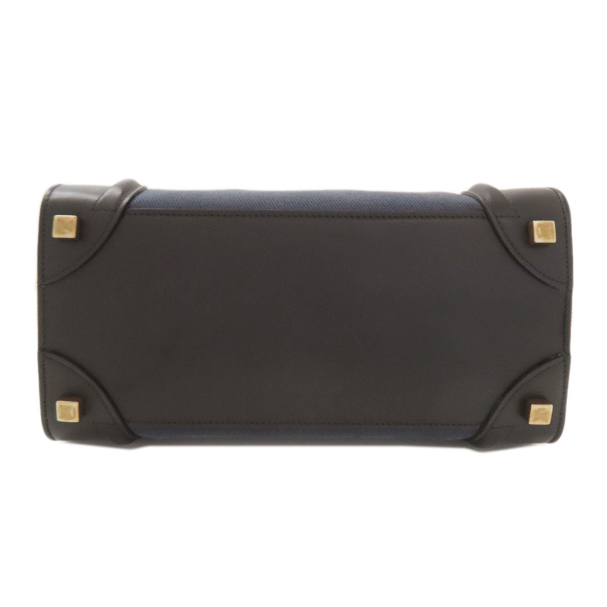 CELINE Luggage micro Handbag Canvas Ladies [Used]