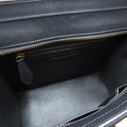 CELINE Luggage micro Handbag Canvas Ladies [Used]