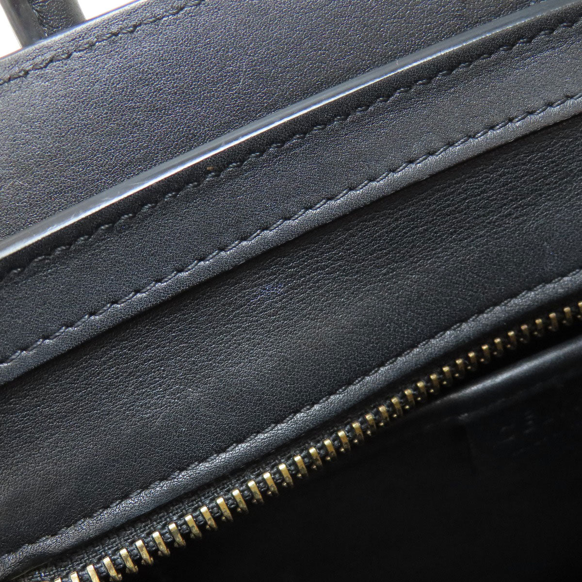 CELINE Luggage nano 2 WAY Handbag Calf Ladies [Used]