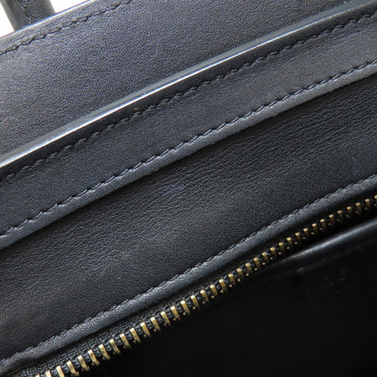 CELINE Luggage nano 2 WAY Handbag Calf Ladies [Used]