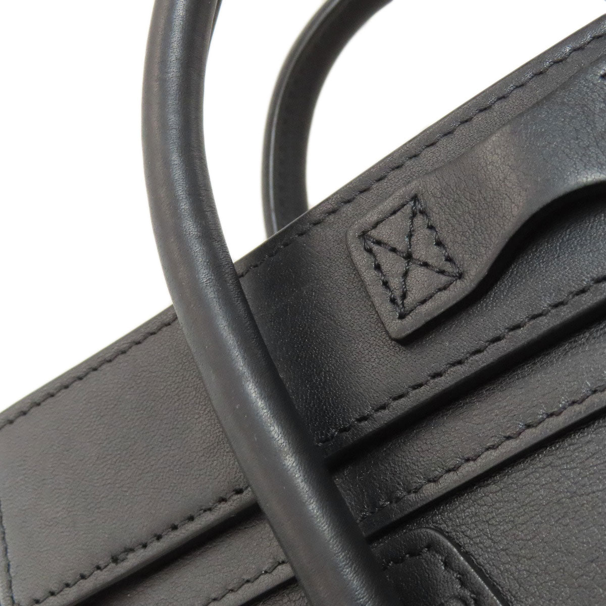 CELINE Luggage nano 2 WAY Handbag Calf Ladies [Used]