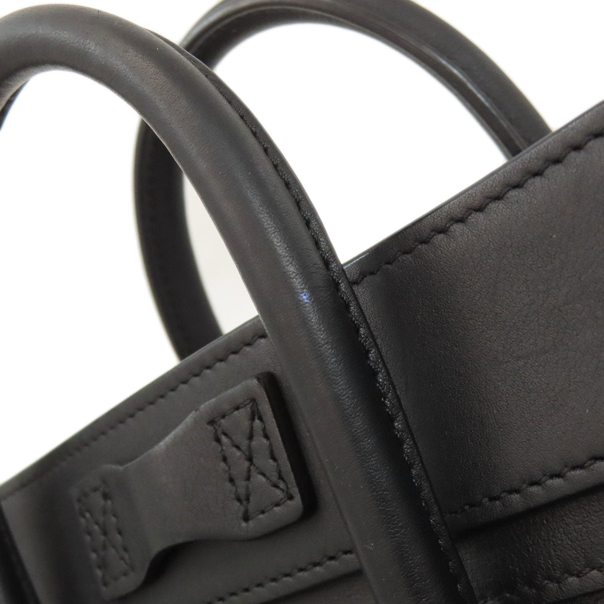 CELINE Luggage nano 2 WAY Handbag Calf Ladies [Used]