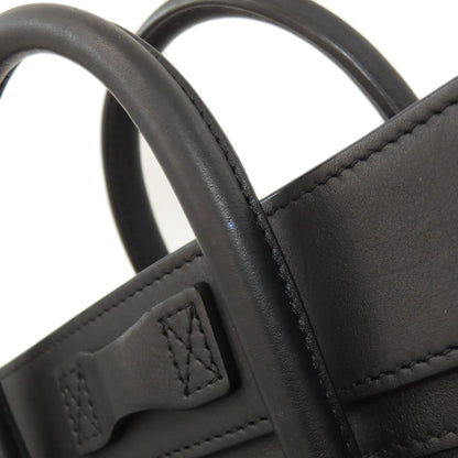 CELINE Luggage nano 2 WAY Handbag Calf Ladies [Used]