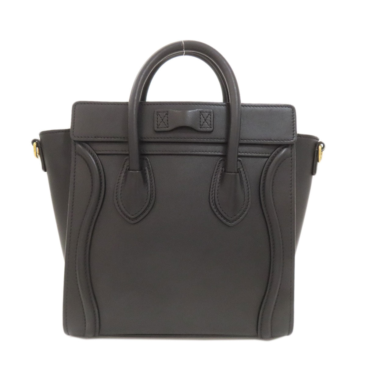 CELINE Luggage nano 2 WAY Handbag Calf Ladies [Used]