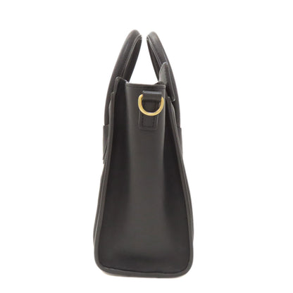 CELINE Luggage nano 2 WAY Handbag Calf Ladies [Used]