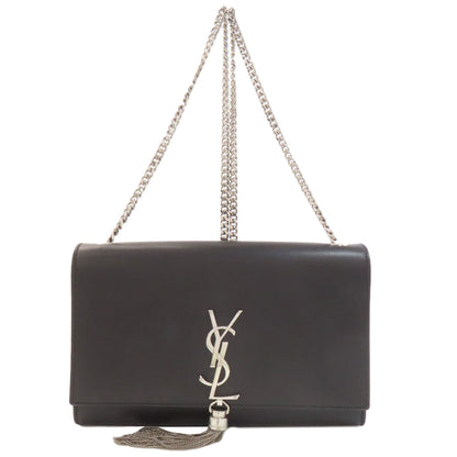 YVES SAINT LAURENT Classic Kate ChainShoulder Shoulder Bag Calf Ladies [Used]