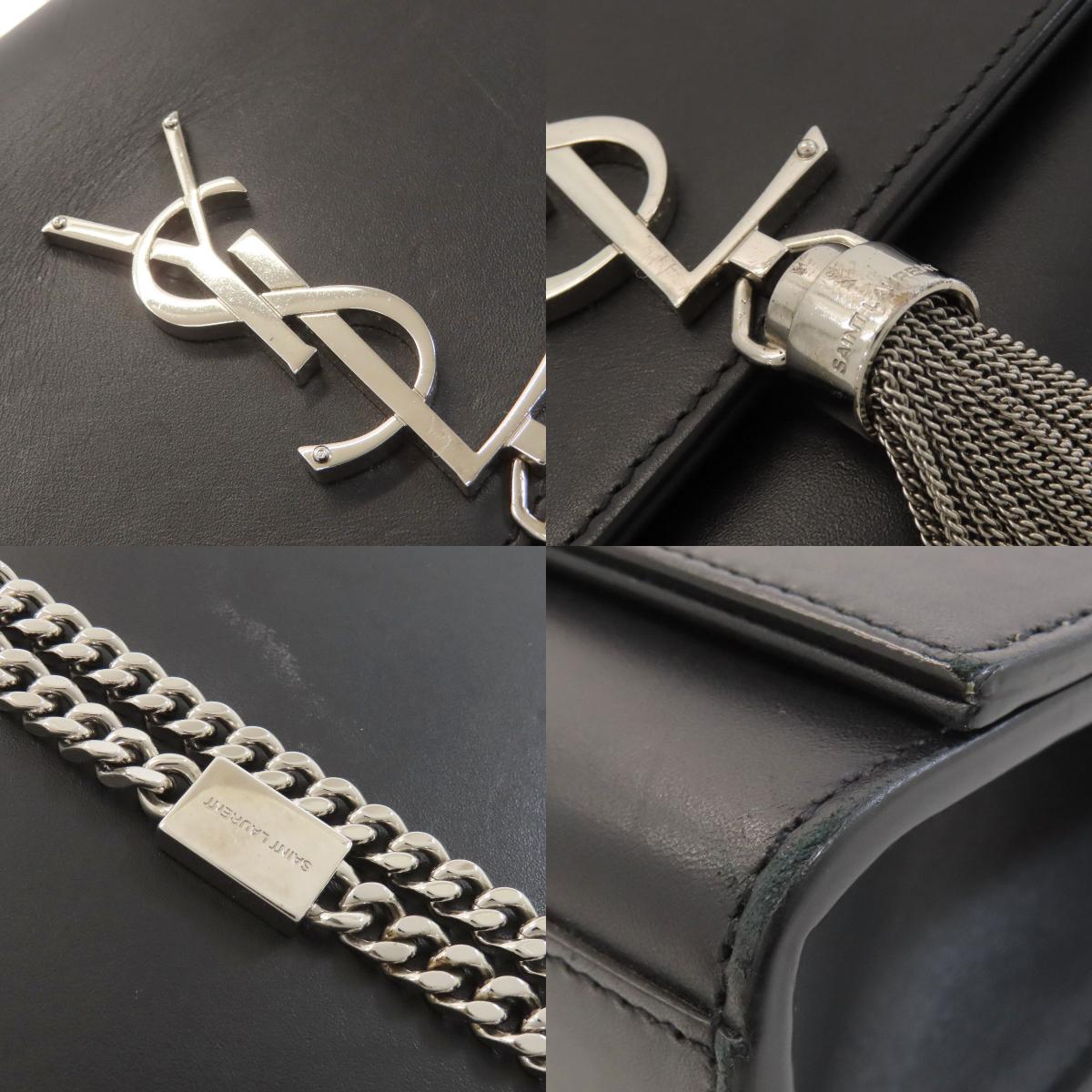 YVES SAINT LAURENT Classic Kate ChainShoulder Shoulder Bag Calf Ladies [Used]