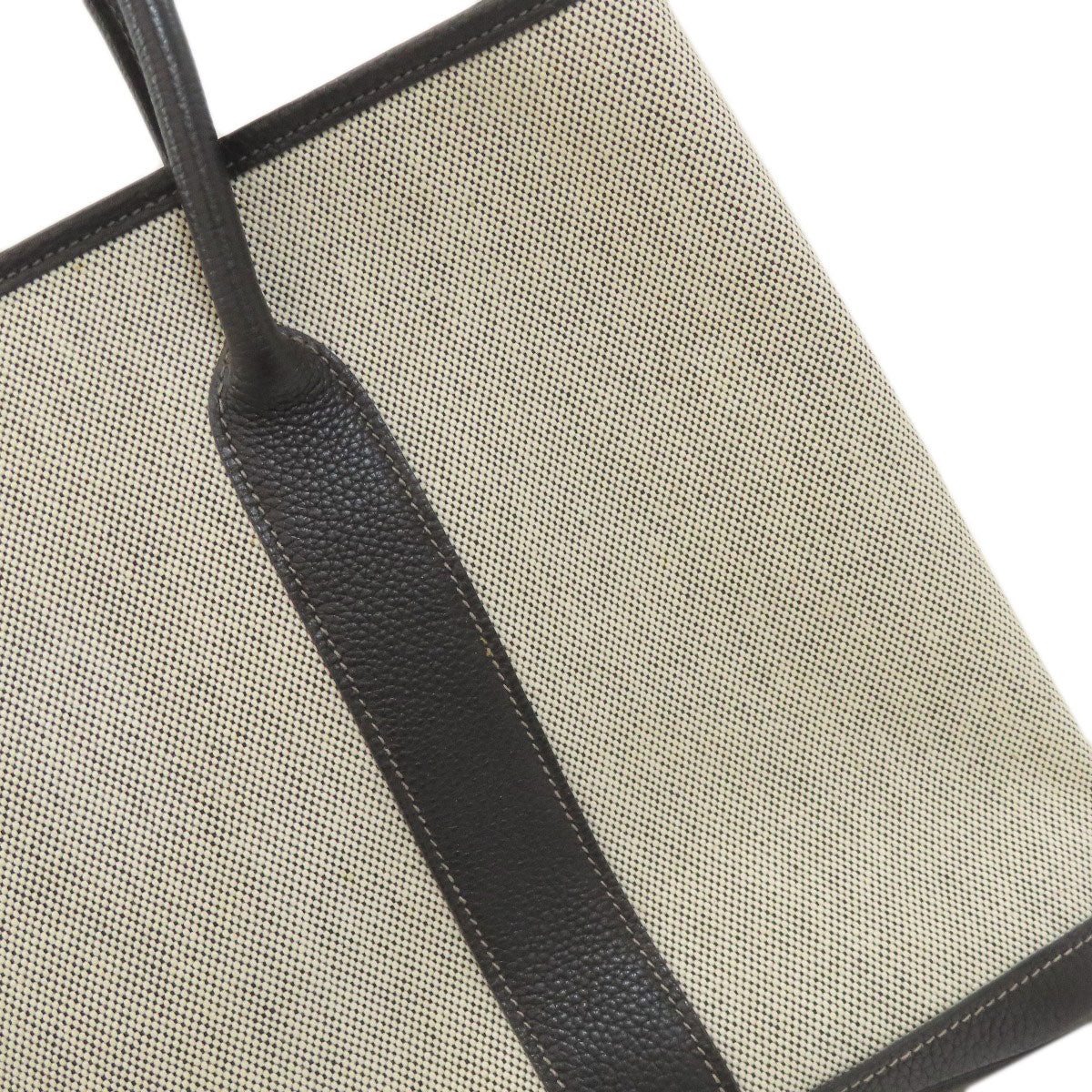 HERMES Garden Party PM Silver Hardware Tote Bag Tower ash Ladies [Used]