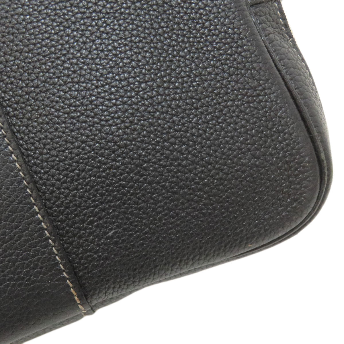 HERMES Garden Party PM Silver Hardware Tote Bag Tower ash Ladies [Used]